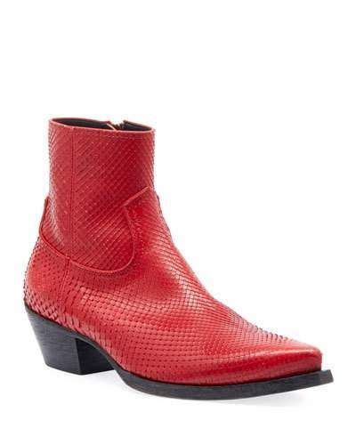 yves saint laurent python boots|saint laurent male boots snakeskin.